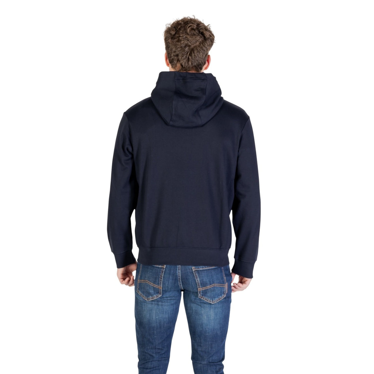 Armani Exchange — Sweat en coton bleu XM001293 homme — vue 2
