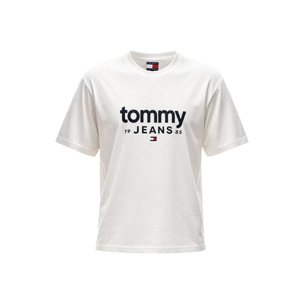 Tommy Jeans — Men’s white organic cotton t-shirt — view 2