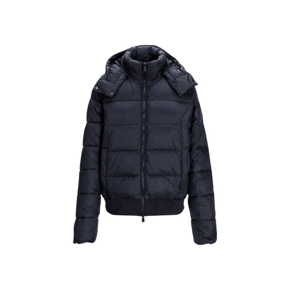 EA7 — jas met capuchon zwart voor dames — afbeelding 2
