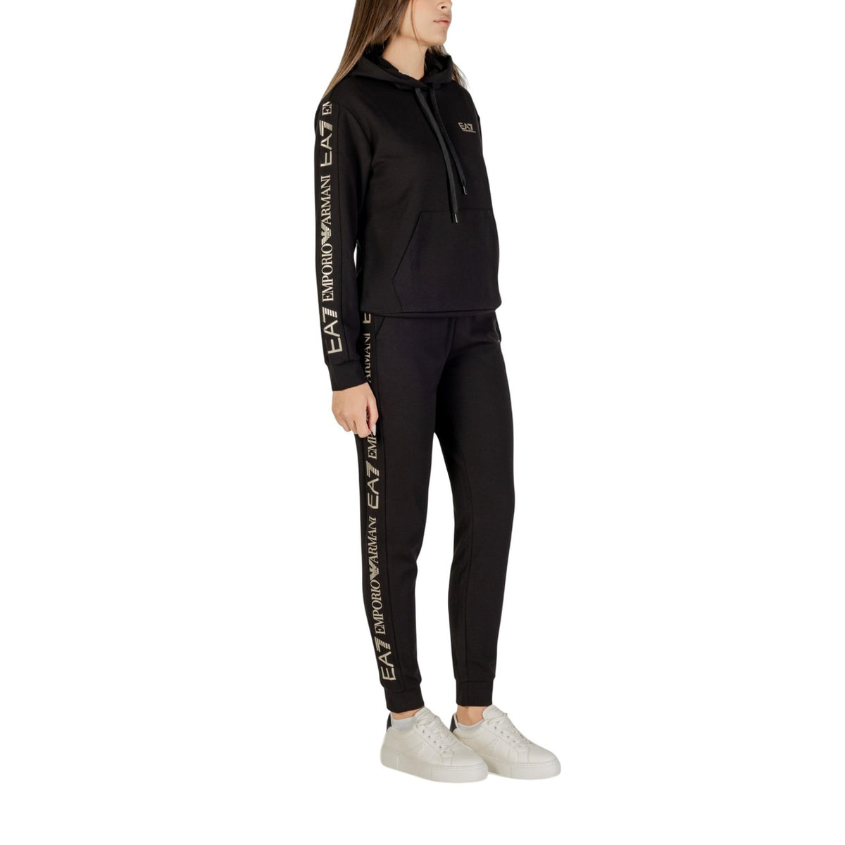 EA7 — Survêtement noir femme — vue 3