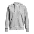 Under Armour — Damen-Hoodie mit Reißverschluss — grau