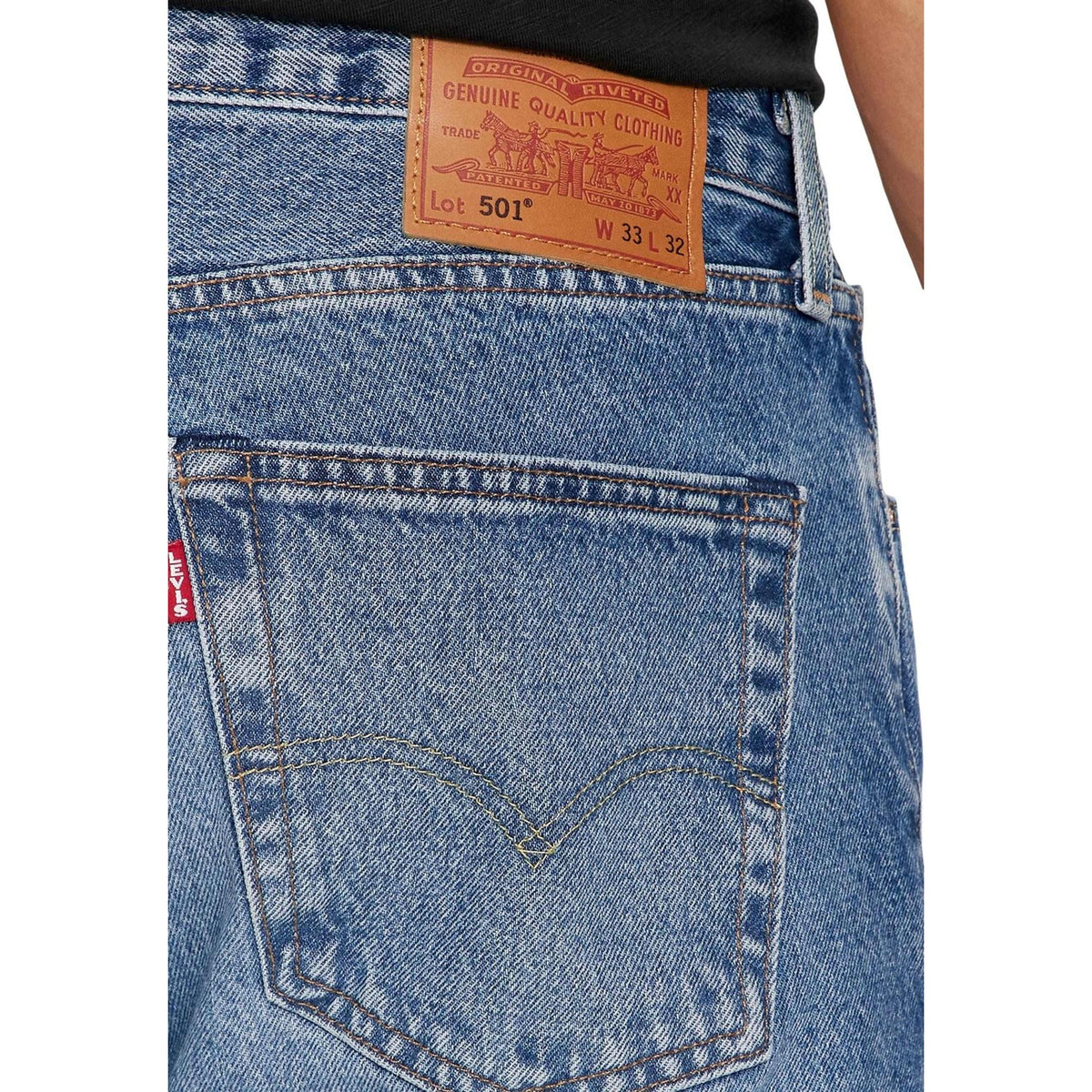 Levi’s — Men’s 501 Original blue jeans — view 4