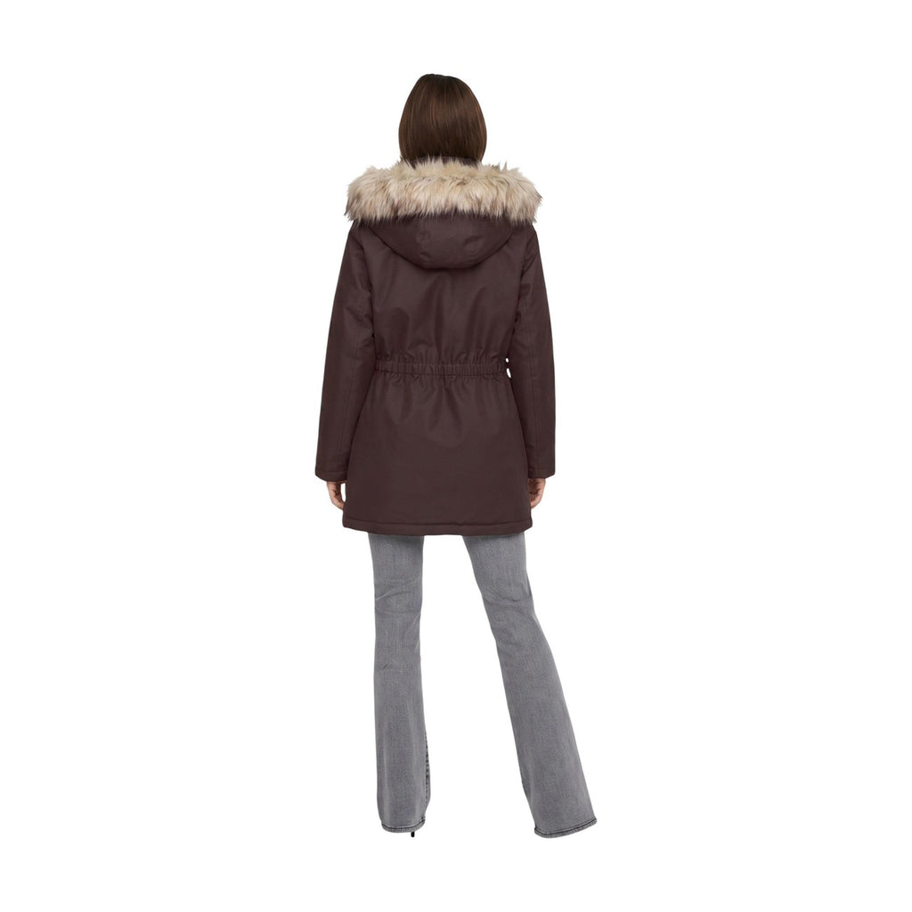 Only — Parka ONLMATHILDA Winter Fur marron femme — vue 5