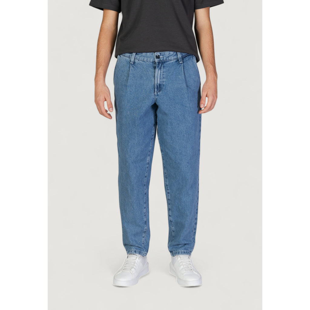 Jack & Jones — Men's blue cotton jeans — view 5
