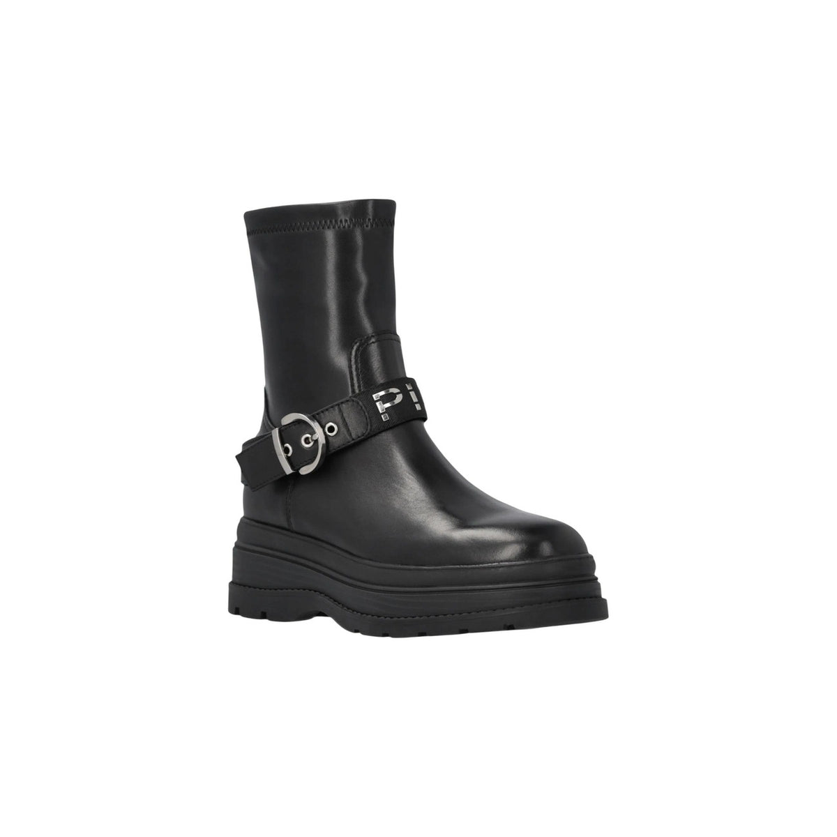 Pinko — Eva 01 laarzen van zwart leer voor dames — afbeelding 2