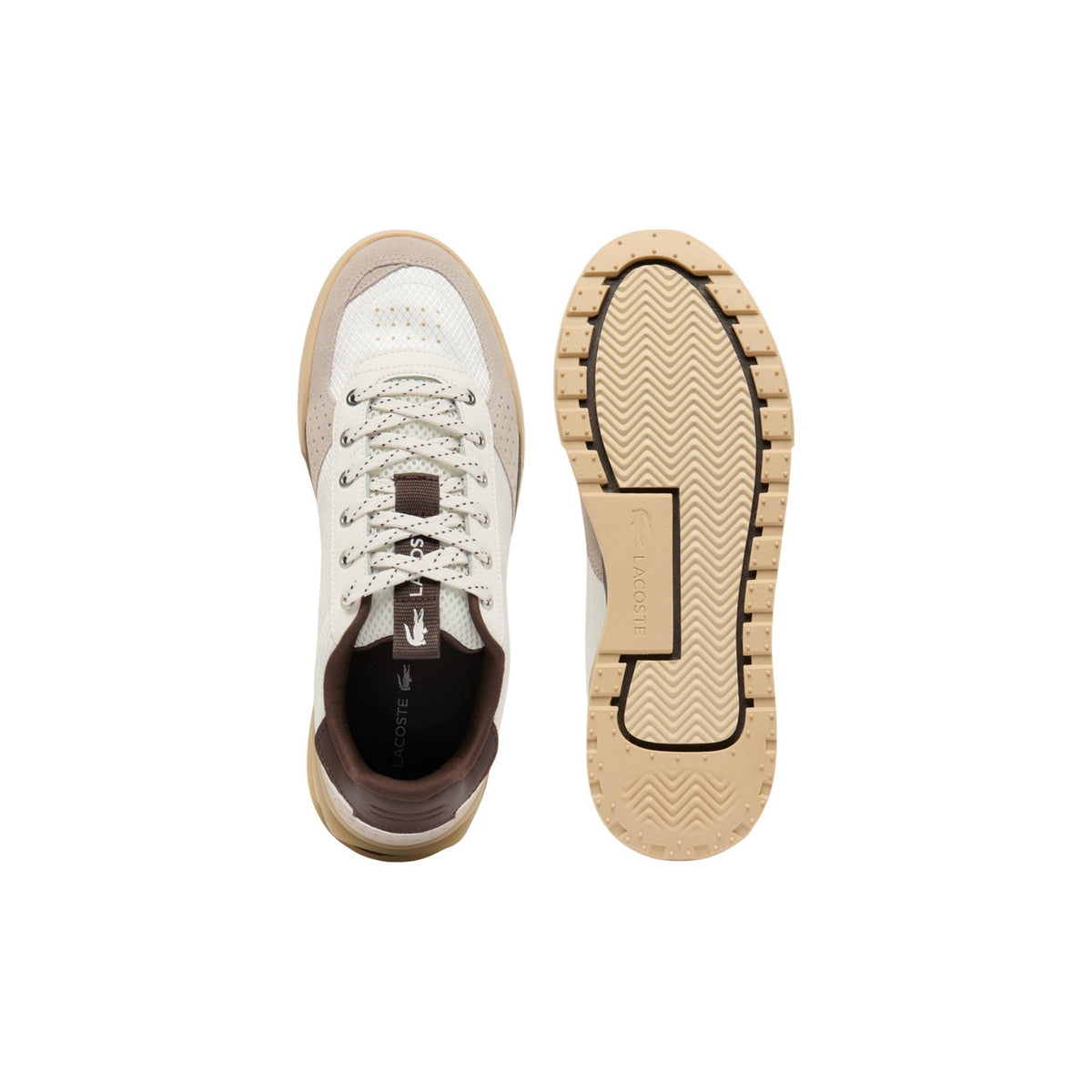 Lacoste — Baskets Slam Break 226 1 marron homme — vue 4