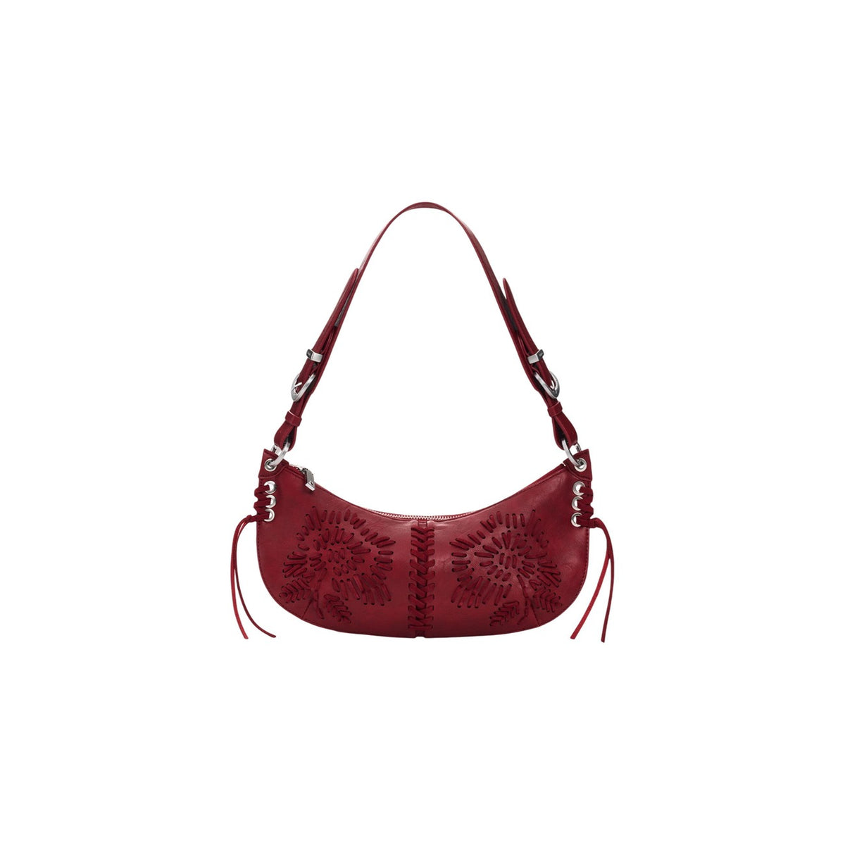 Desigual — Alisio Castres Long red floral bag