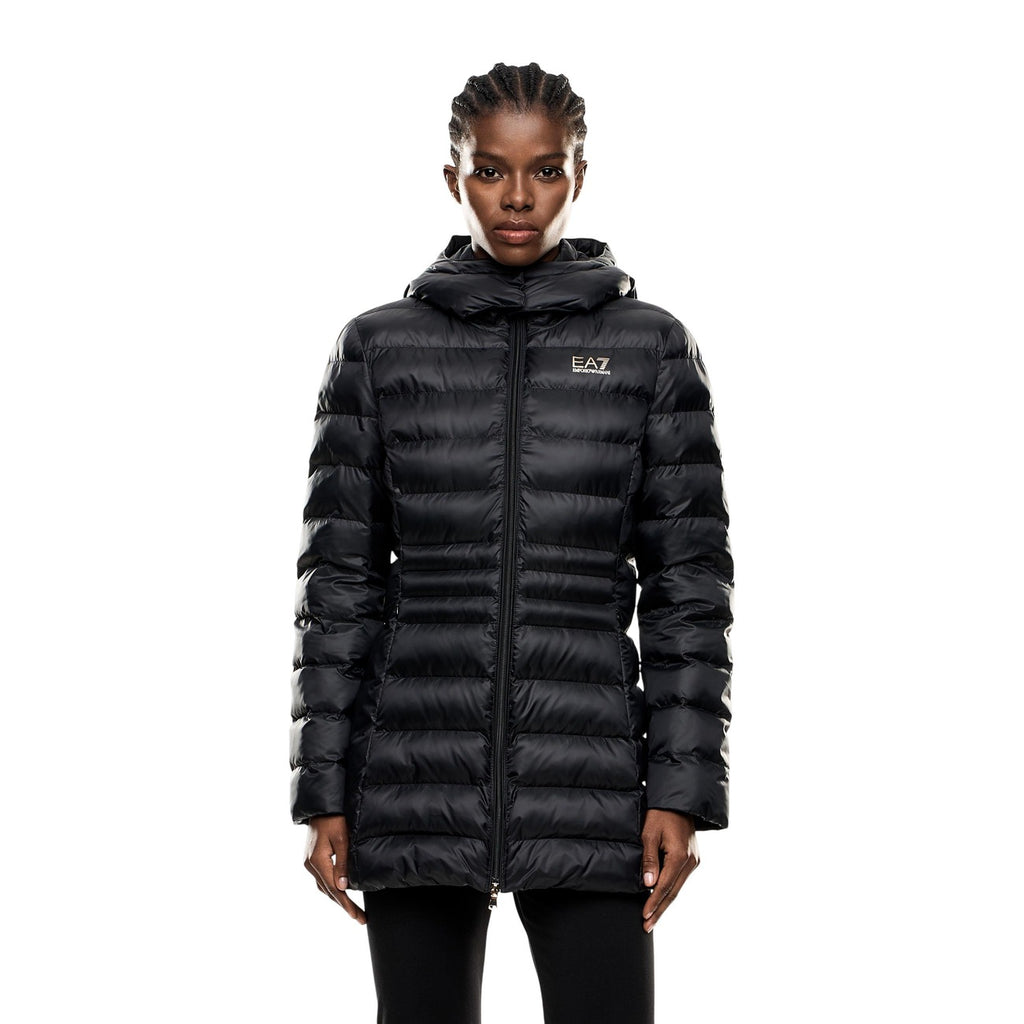 EA7 — Veste à capuche noir femme