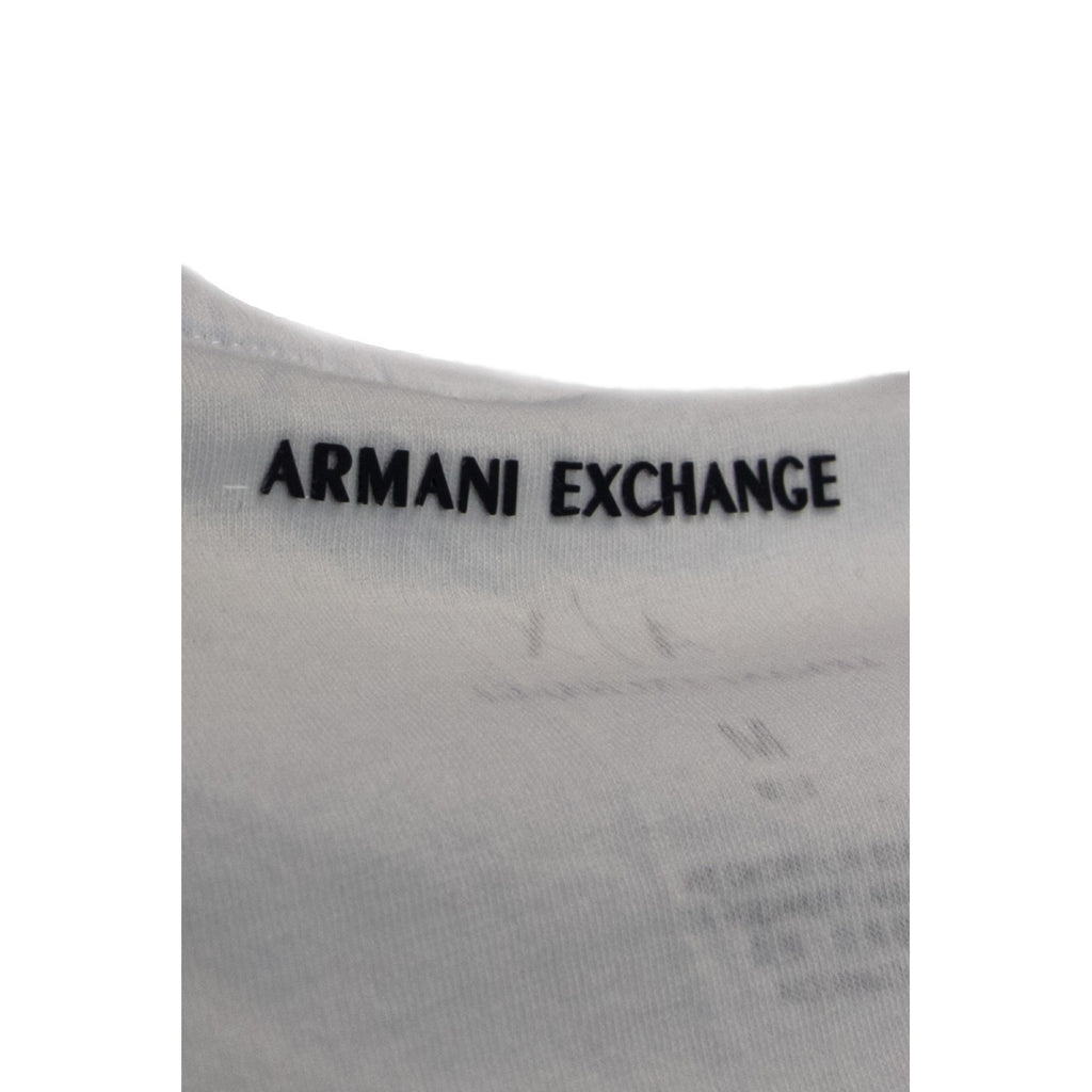 Armani Exchange — Wit heren-T-shirt — afbeelding 3