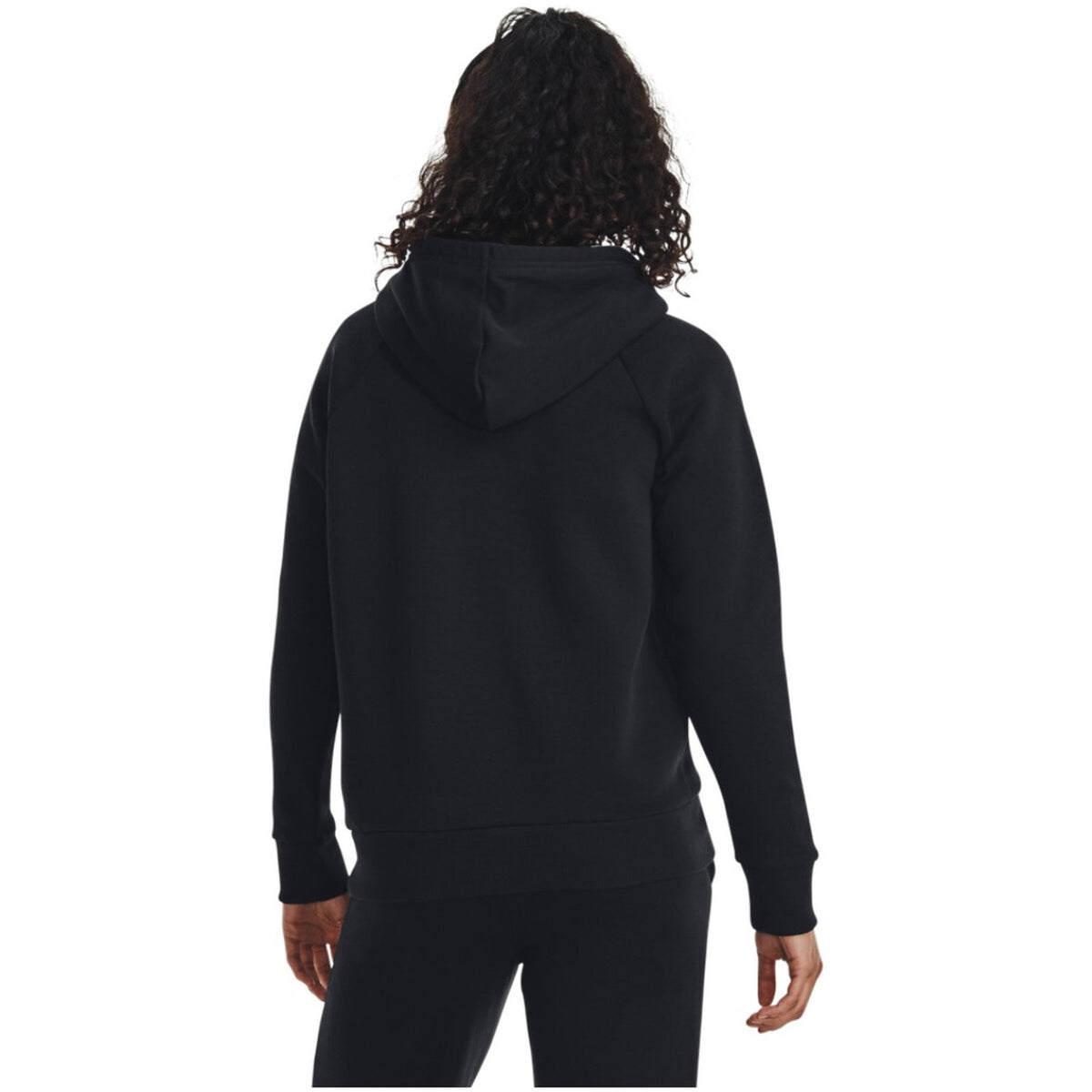 Under Armour — Rival Fleece Big Logo Hoodie Black Women — view 2