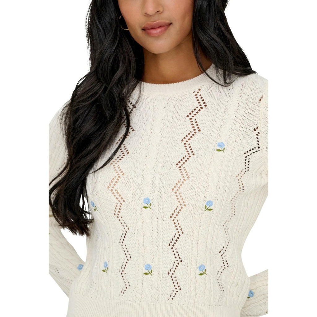 Only — Sweater ref. 15358306 white woman — view 5