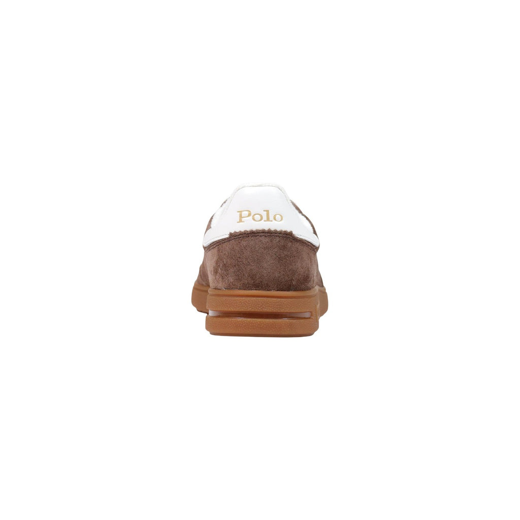 Polo Ralph Lauren — Baskets Bedford PP marron en daim homme — vue 5