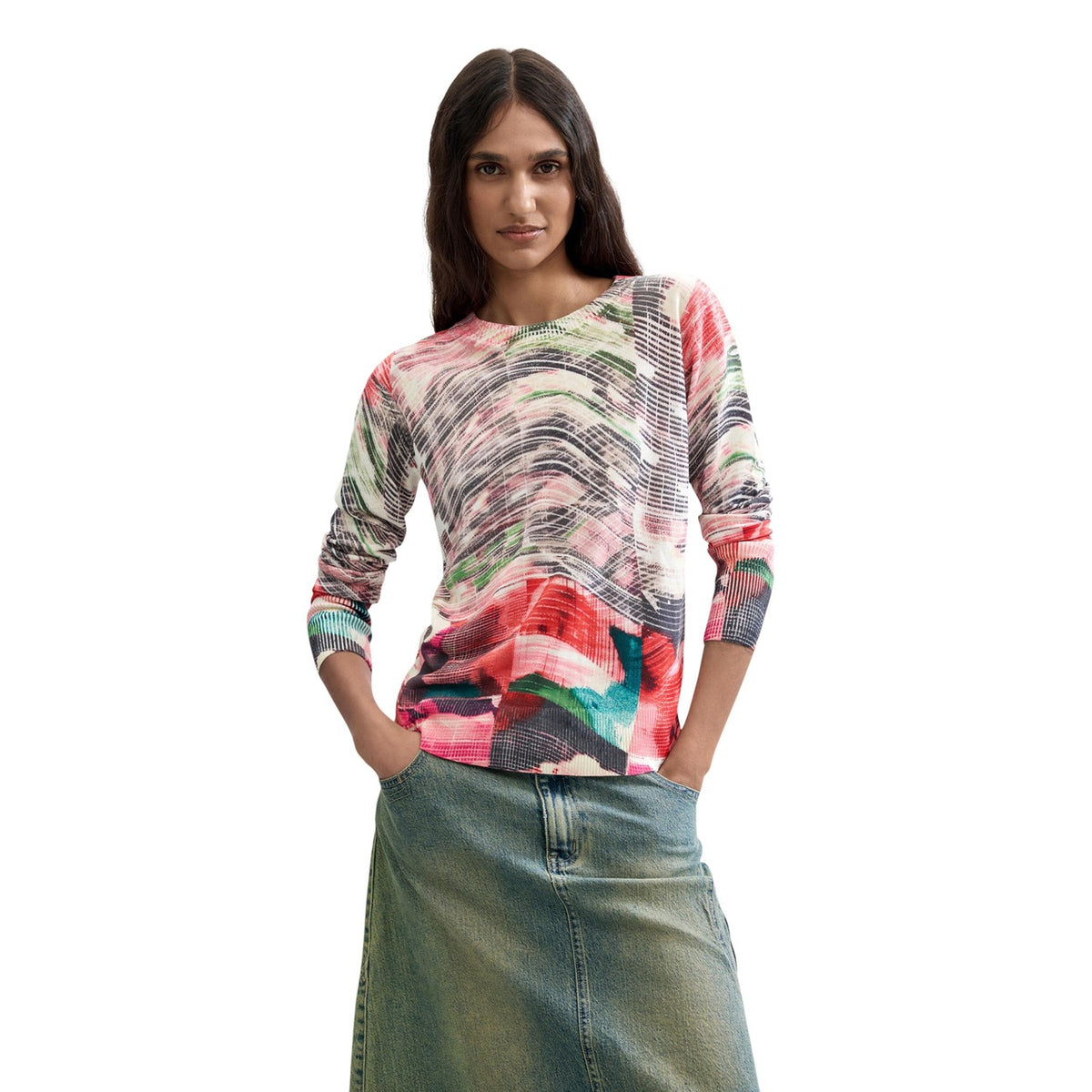 Desigual — Rode damestrui Glitch