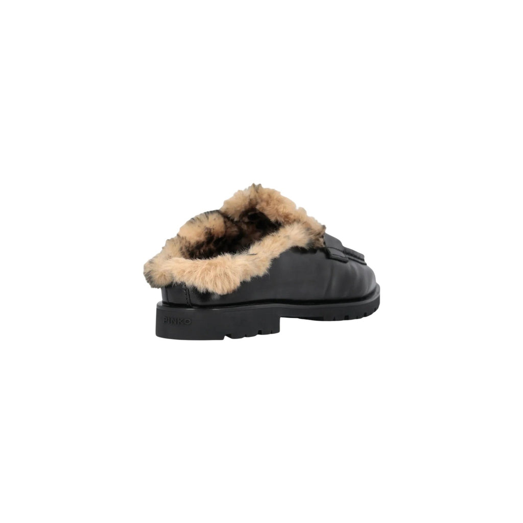 Pinko — Mules Nora 09 en cuir noir femme — vue 5