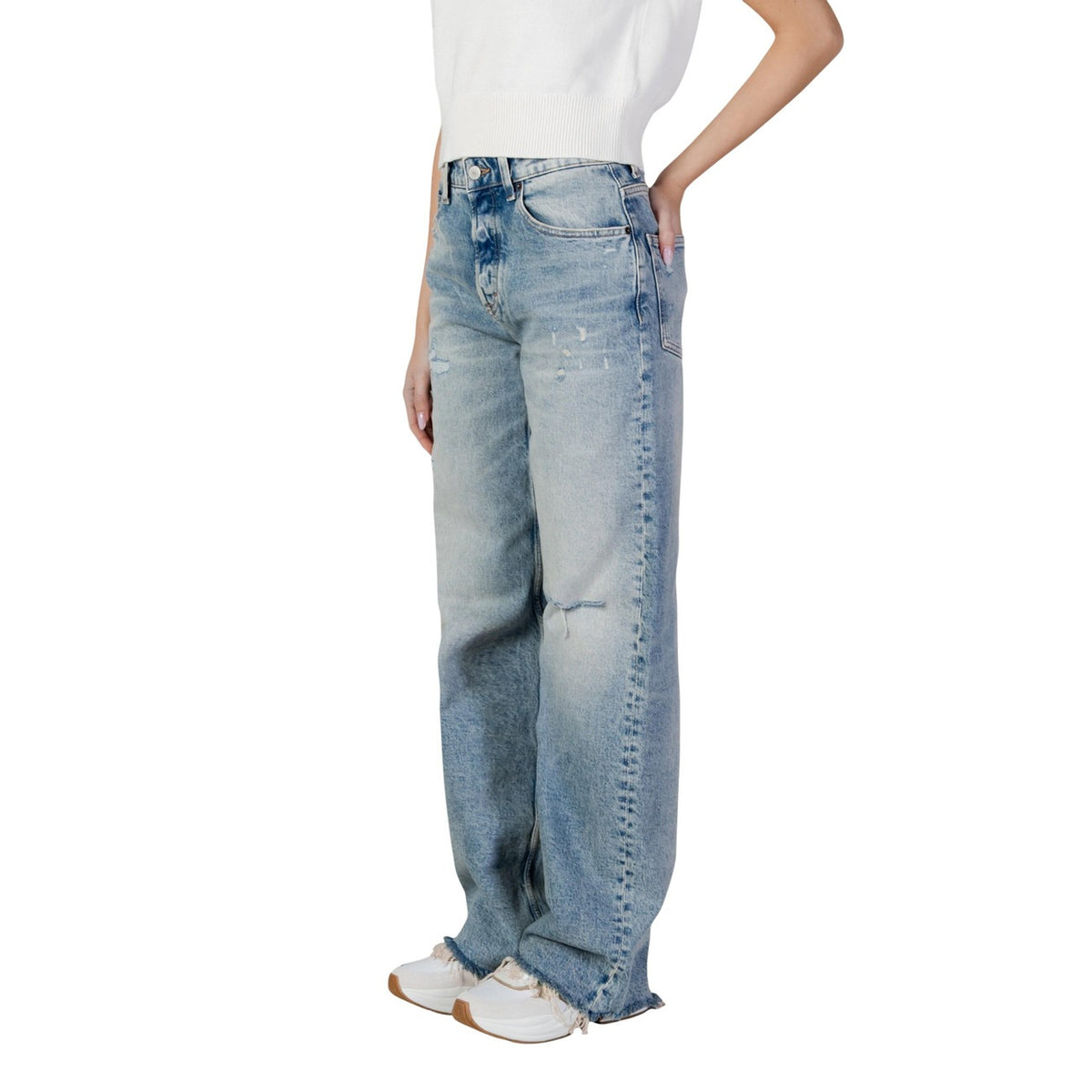 Tommy Jeans — Women's blue stretch cotton jeans DW0DW22437 — view 2