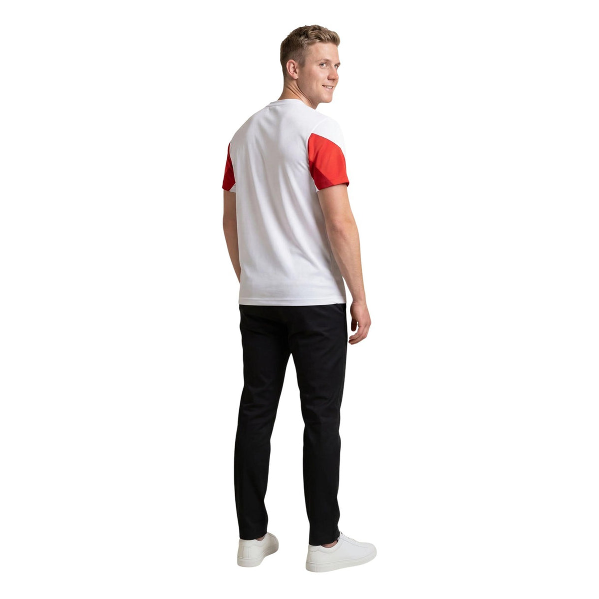 EA7 — T-shirt blanc homme — 7M001603 AF12503 — vue 4