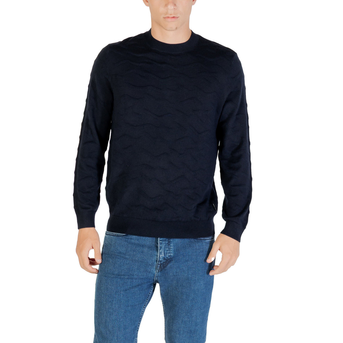 Armani Exchange — Pull laine mélangée XM001560 homme — vue 7