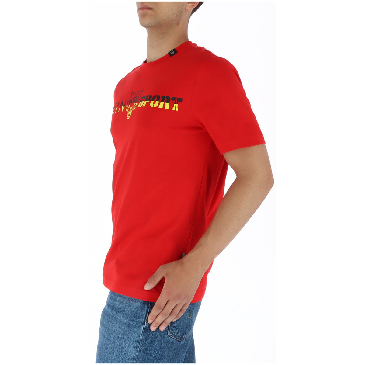 Plein Sport — T-shirt 1110 rouge homme — vue 3