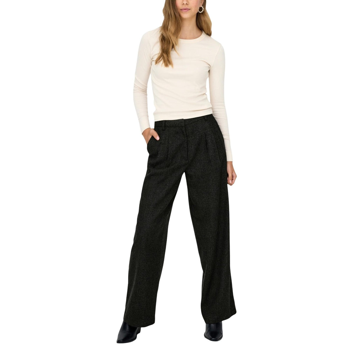 Jacqueline de Yong — Pantalon 15358017 noir femme — vue 3