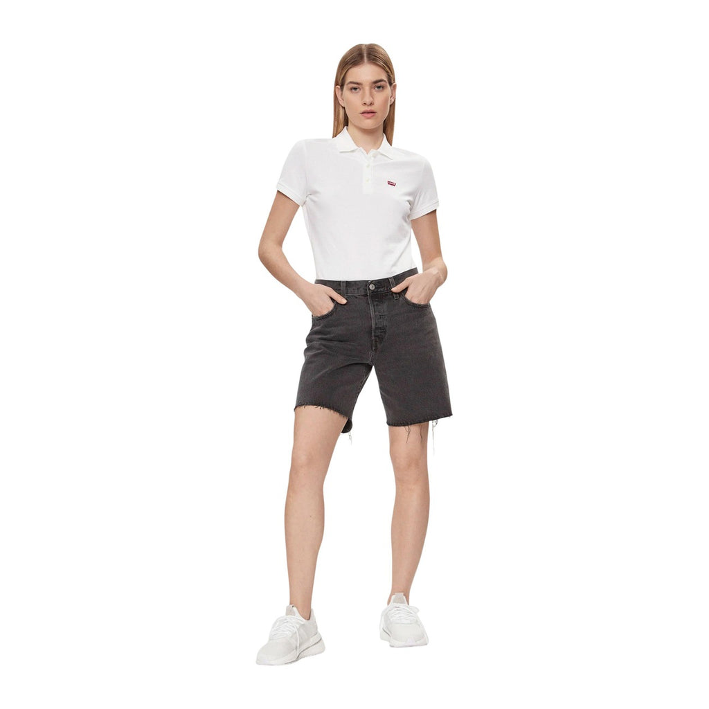 Levi’s — Weißes HM Damen-Poloshirt — Ansicht 2