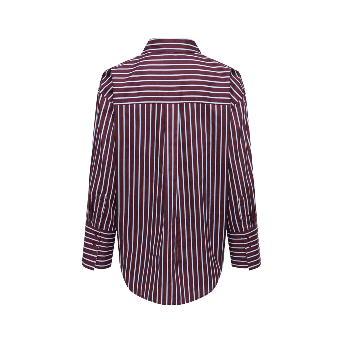 Jacqueline de Yong — Women's 15380444 burgundy round neck shirt — view 2