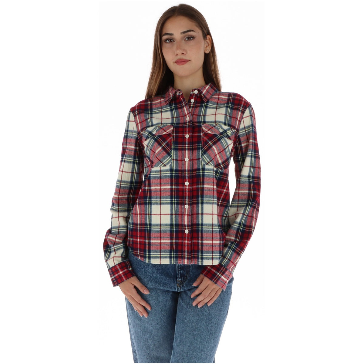 Superdry — Dameshemd W4010596A rood