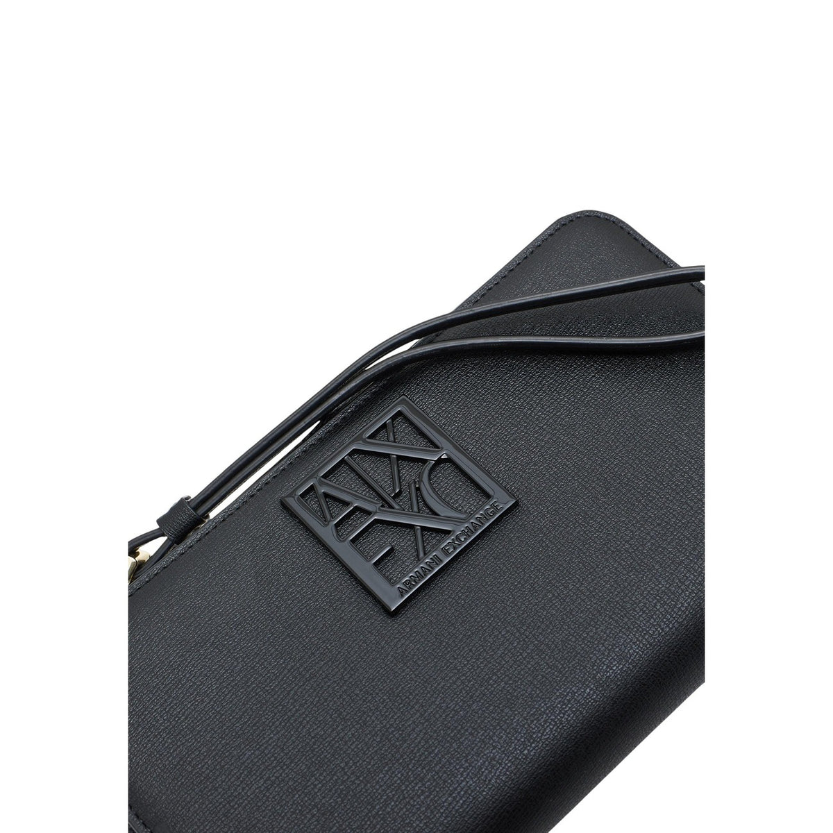 Armani Exchange — Women’s large black zipped wallet — view 3
