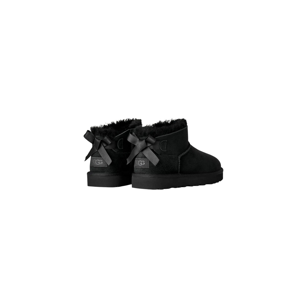 UGG — Bottes Ultra Mini Bailey Bow noir femme — vue 2