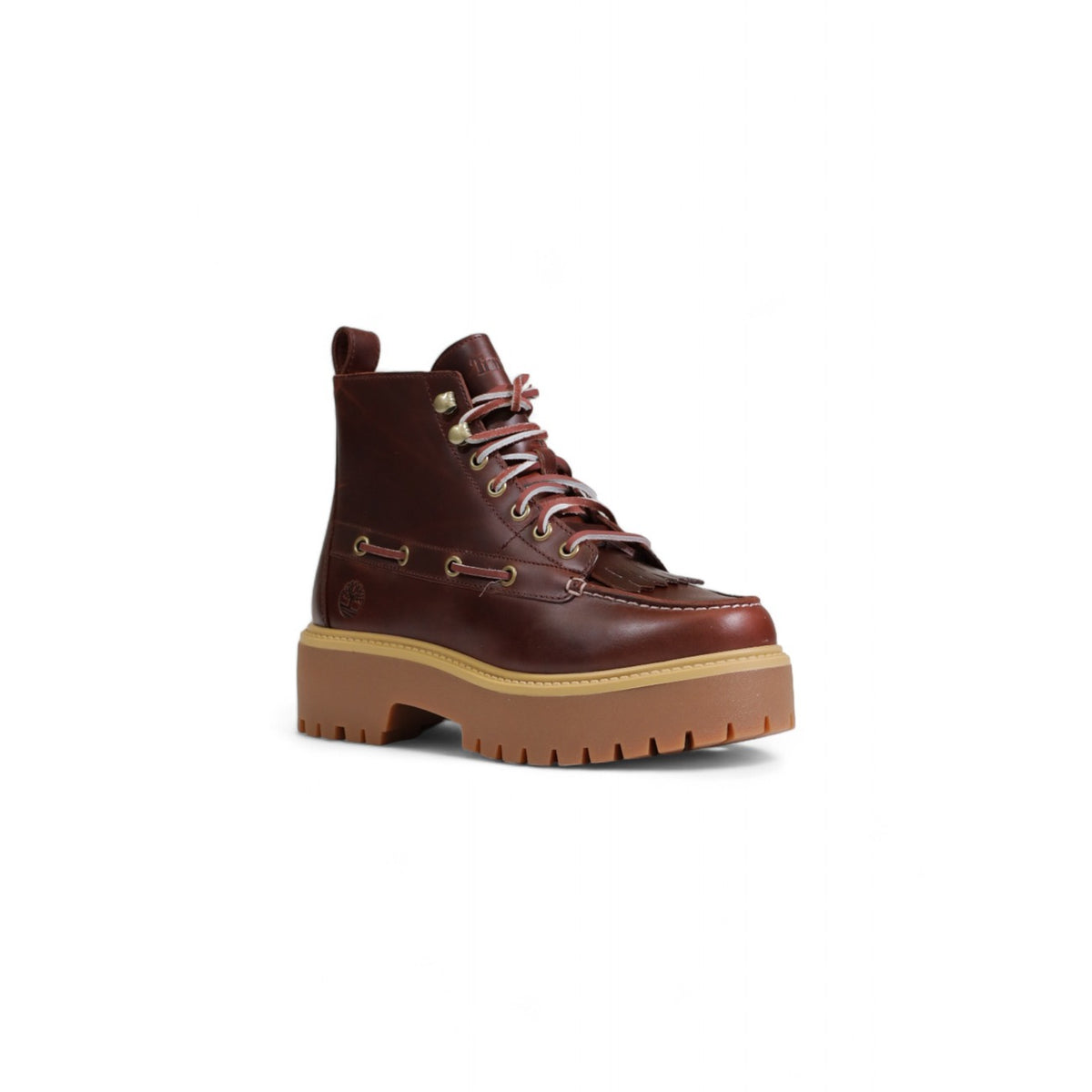 Timberland — Derbies Mid Lace marron femme — vue 3