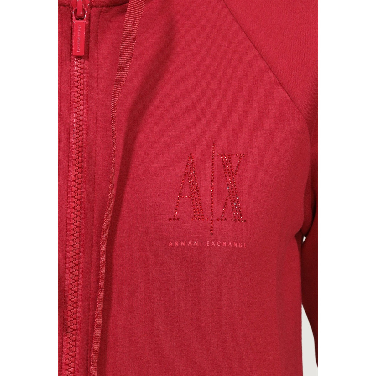 Armani Exchange — Women’s red hoodie — view 5