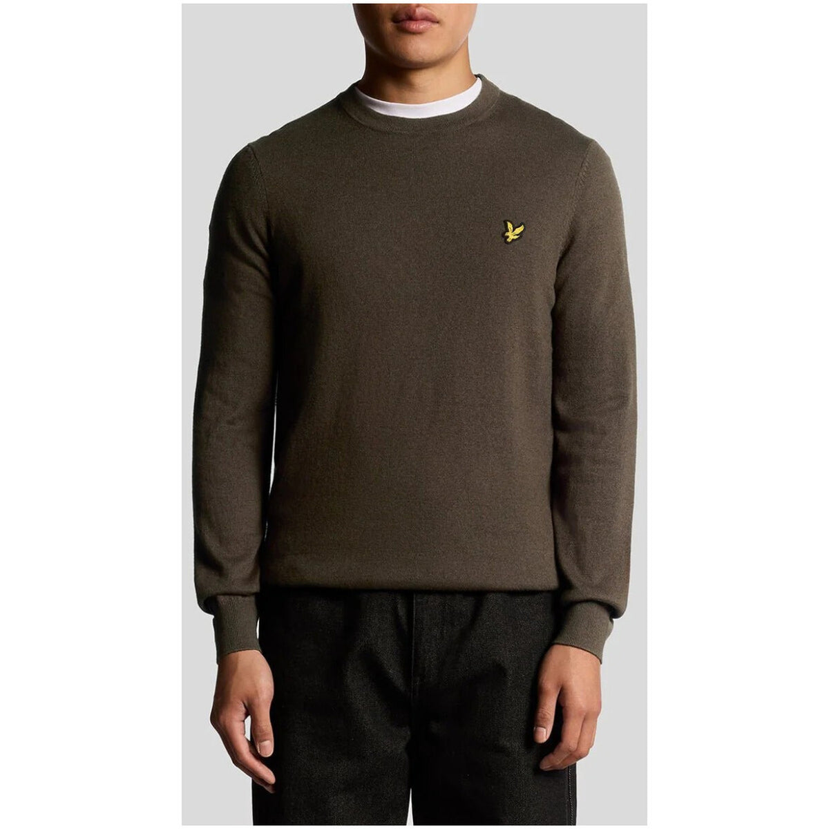 Lyle & Scott — Pull coton et laine mérinos homme — vue 6