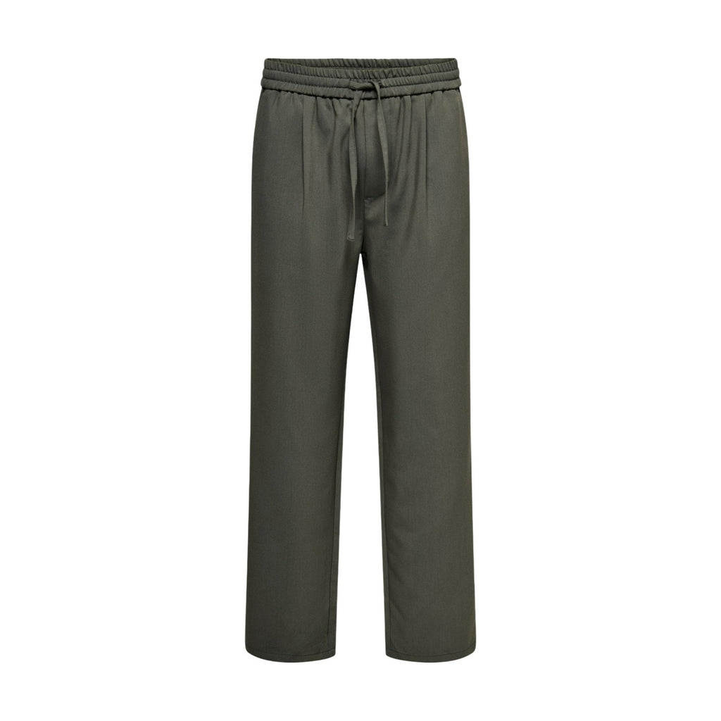 Only & Sons — Pantalon Will coupe loose vert homme — vue 3