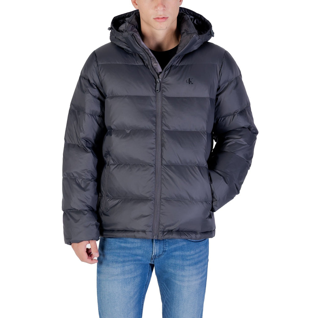 Calvin Klein Jeans — Hooded down jacket LV04RC518G Black for men — view 5