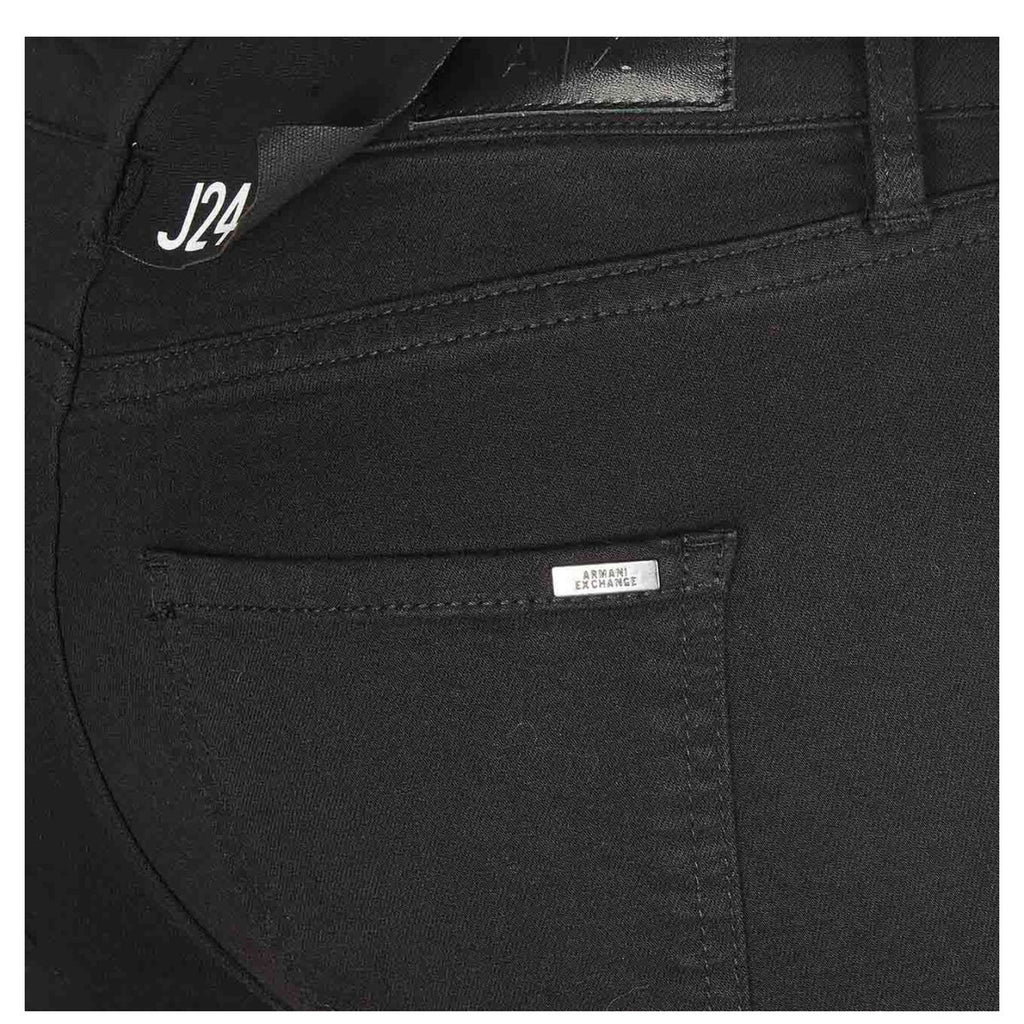 Armani Exchange — Jean stretch 3ZYJ24 noir femme — vue 3