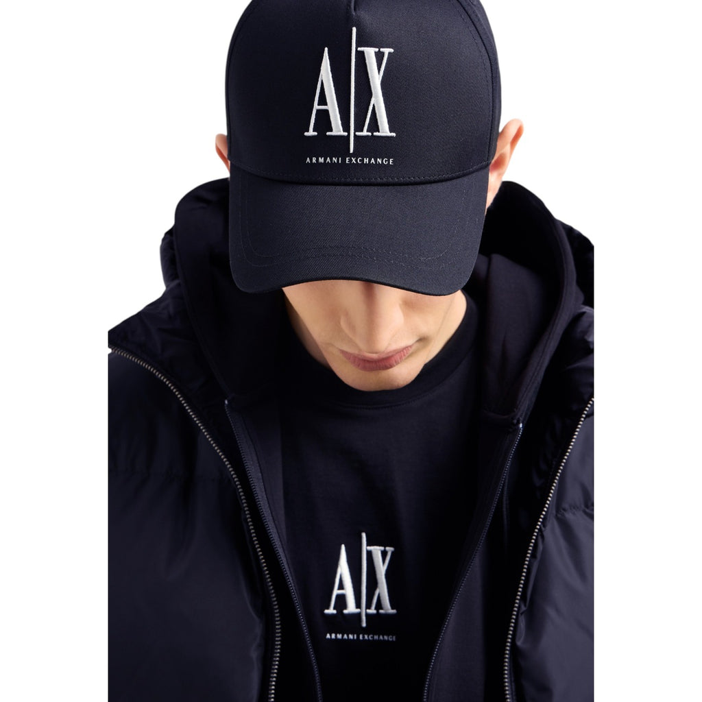 Armani Exchange — Casquette XM000811 bleue homme — vue 2