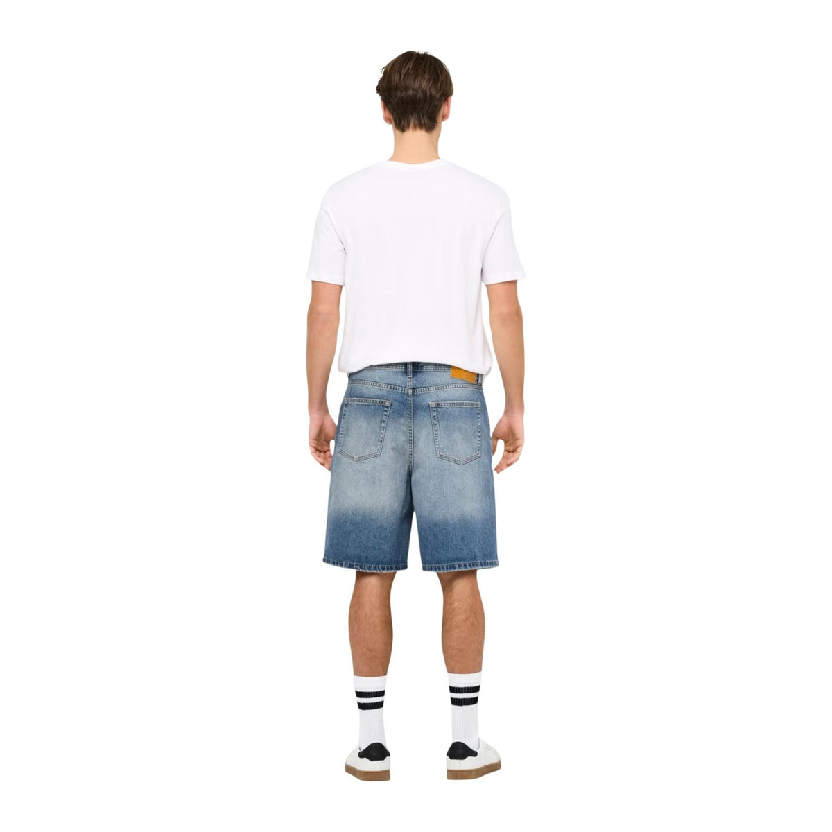 Only & Sons — Blaue kurze Herrenhose — Ansicht 2