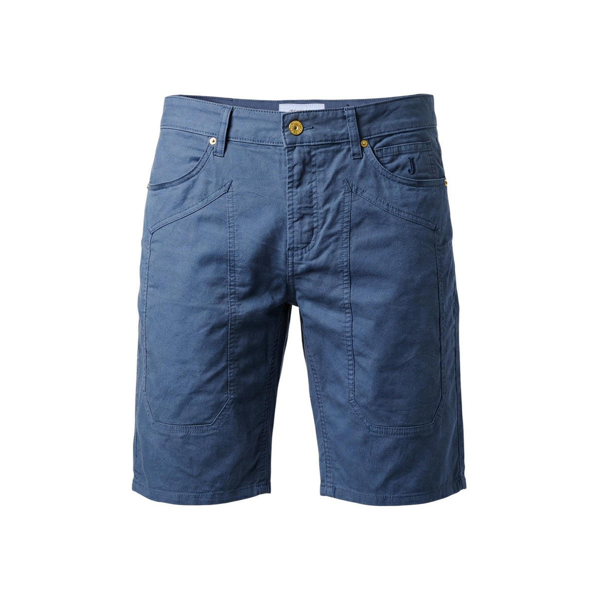 Jeckerson — Bermuda JAYDEN 5 TASCHE TOPPA SLIM bleu homme — vue 2