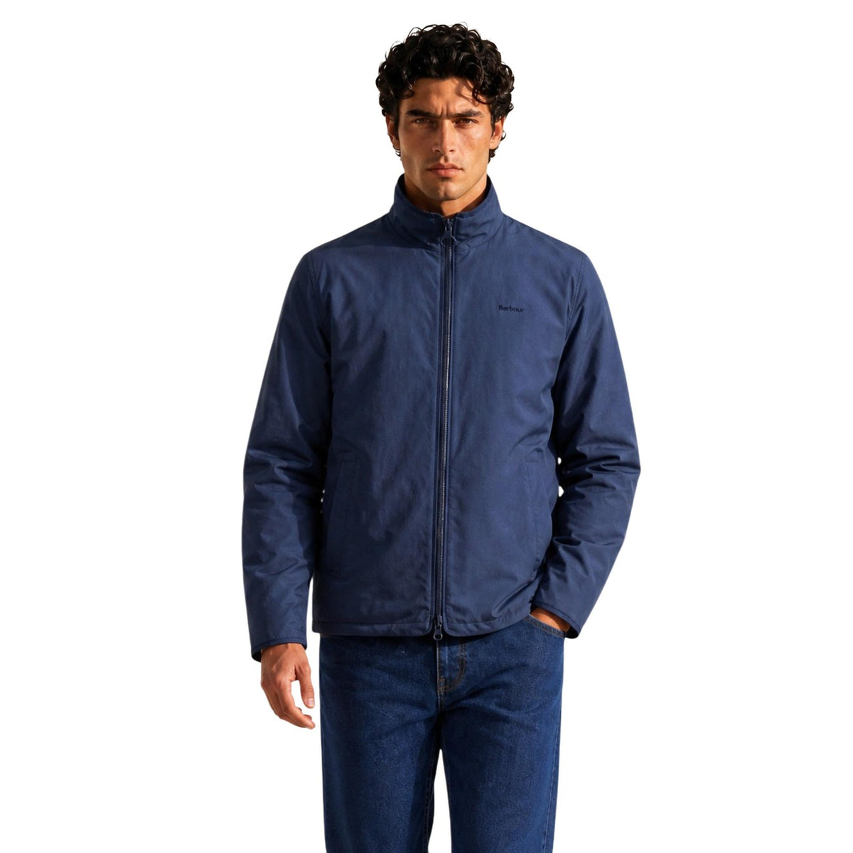 Barbour — Men's green reversible fleece jacket — Blue