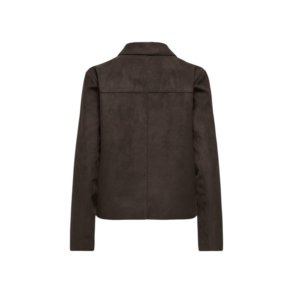 Jacqueline de Yong — Veste Nico effet daim marron femme — vue 3
