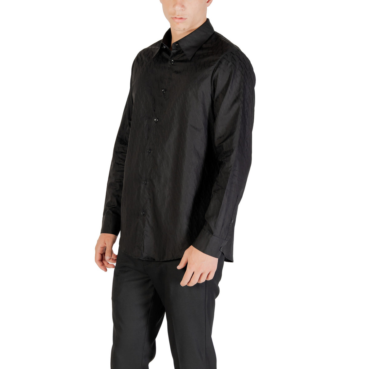 Armani Exchange — Men's black shirt XM001587 — view 3