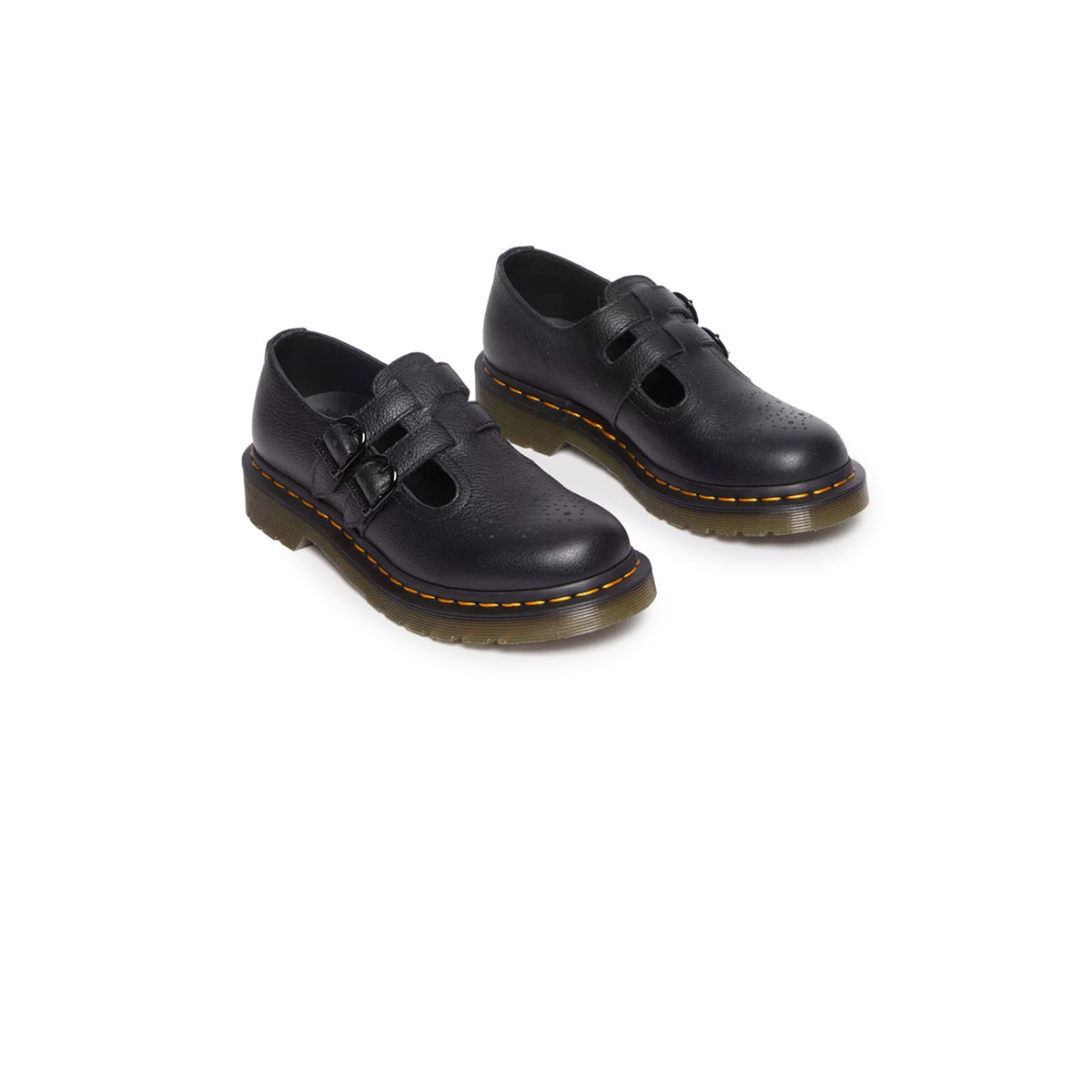 Dr. Martens — Chaussures réf. 30692001 en cuir noir femme — vue 5