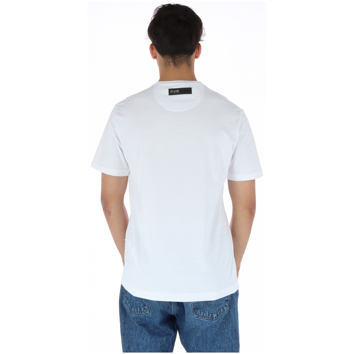 Plein Sport — T-shirt 119 blanc homme — vue 2