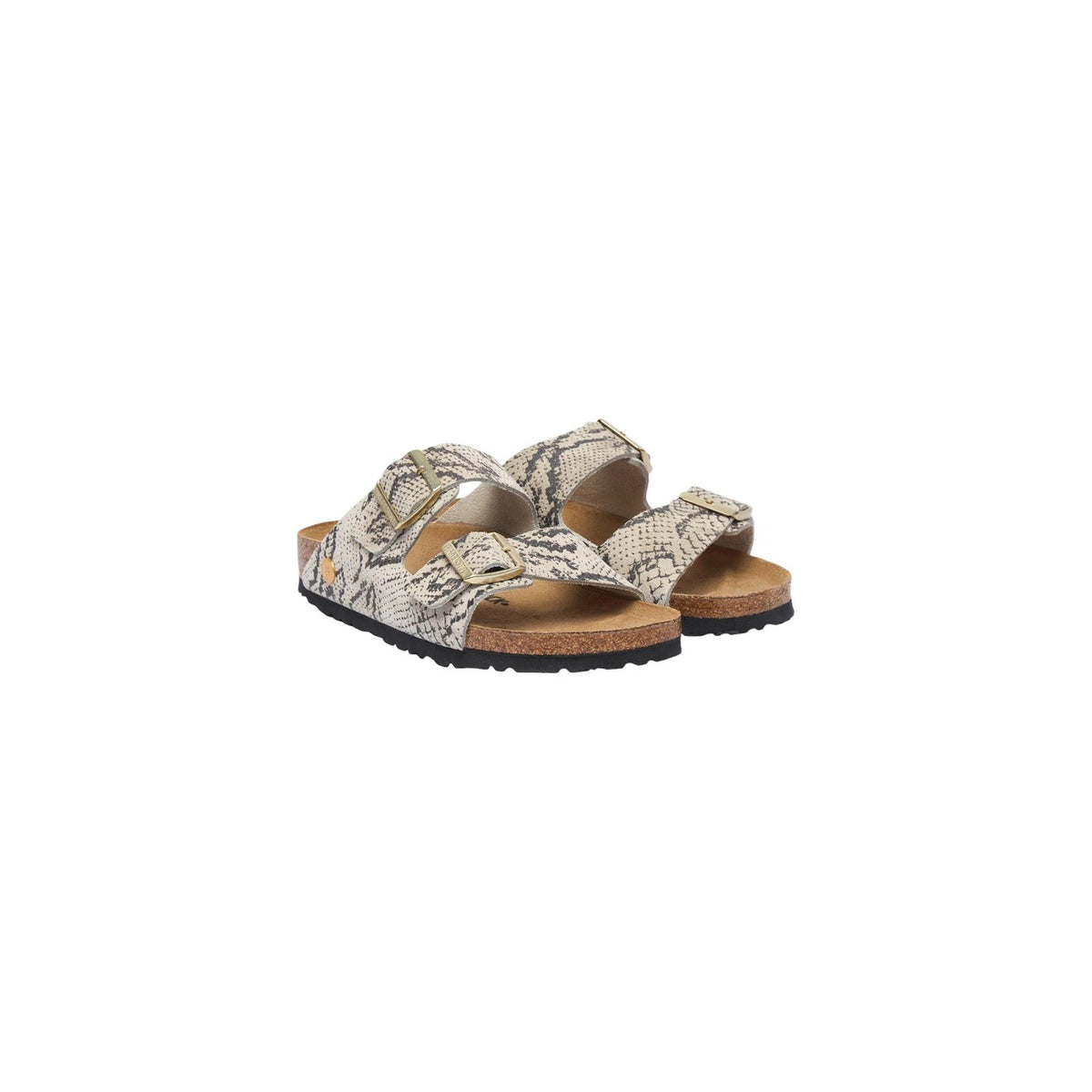 Birkenstock — Arizona grises en cuir femme — vue 2