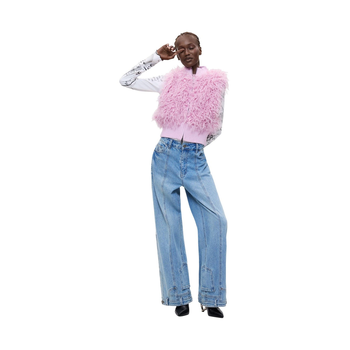 Desigual — Women’s pink Katrina vest — view 2