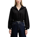 Tommy Jeans — Zwarte hoodie voor dames DW0DW21590