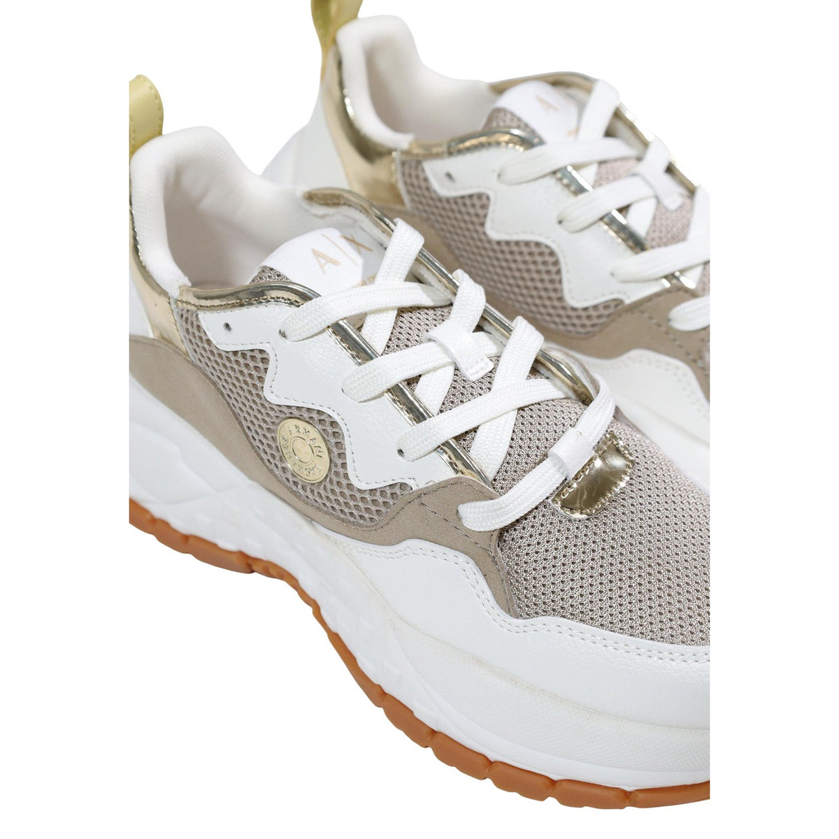Armani Exchange — Witte damessneakers XW002784 — afbeelding 5