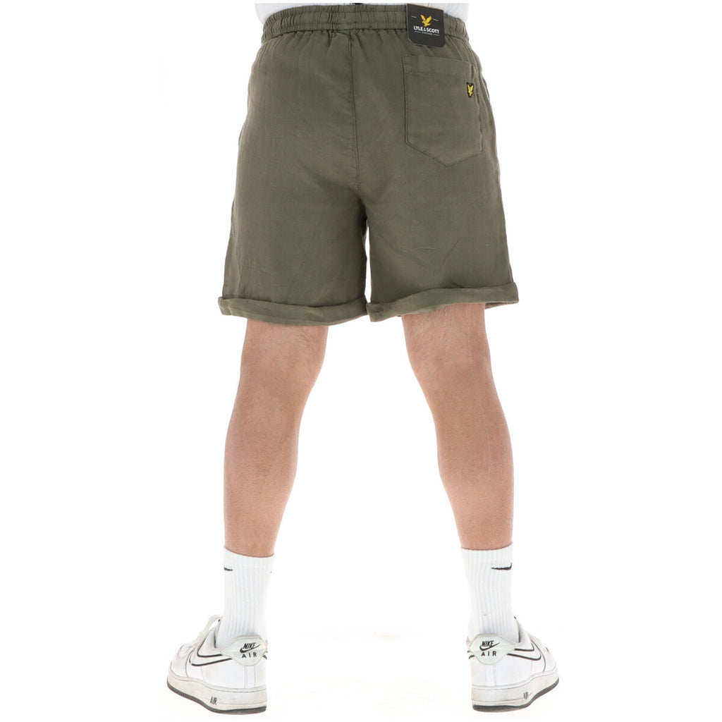 Lyle & Scott — Men’s linen Bermuda shorts — view 2