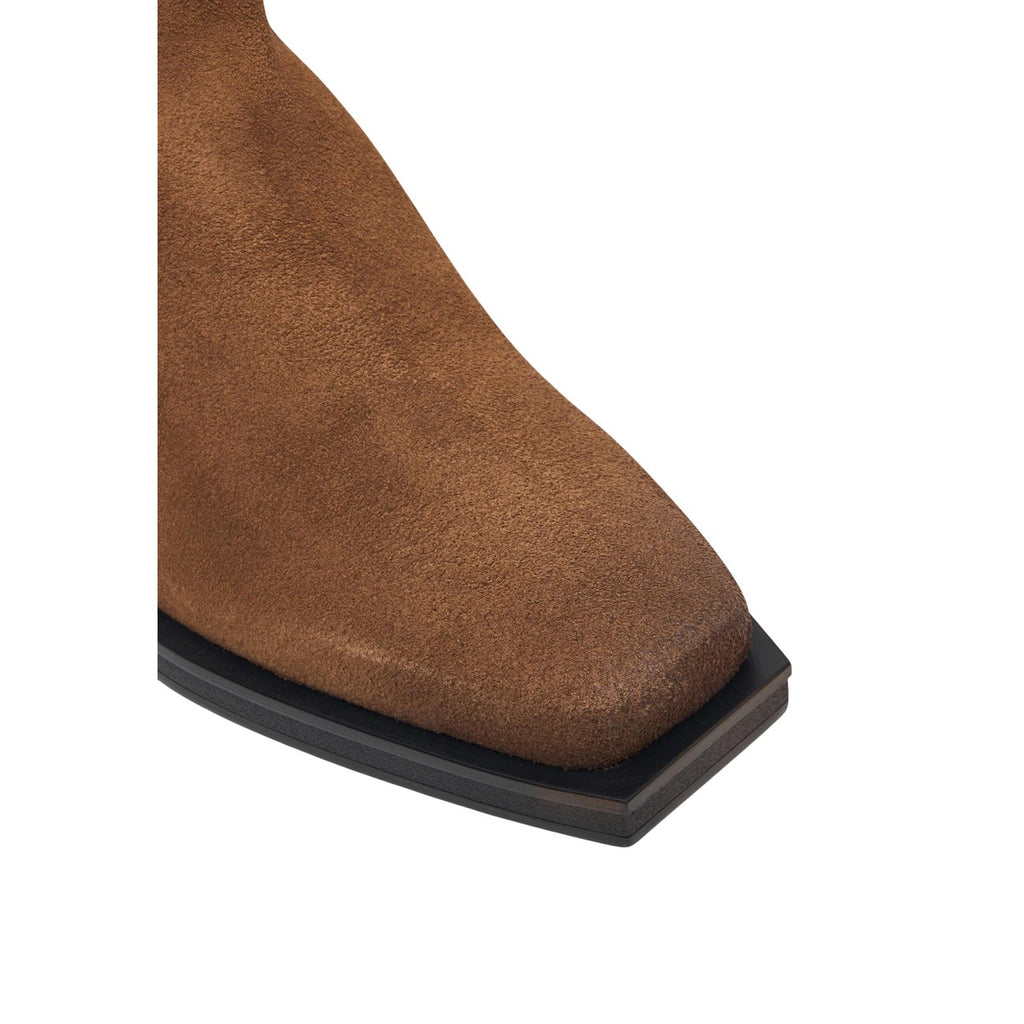 Tommy Jeans — Women’s beige leather boots — view 5