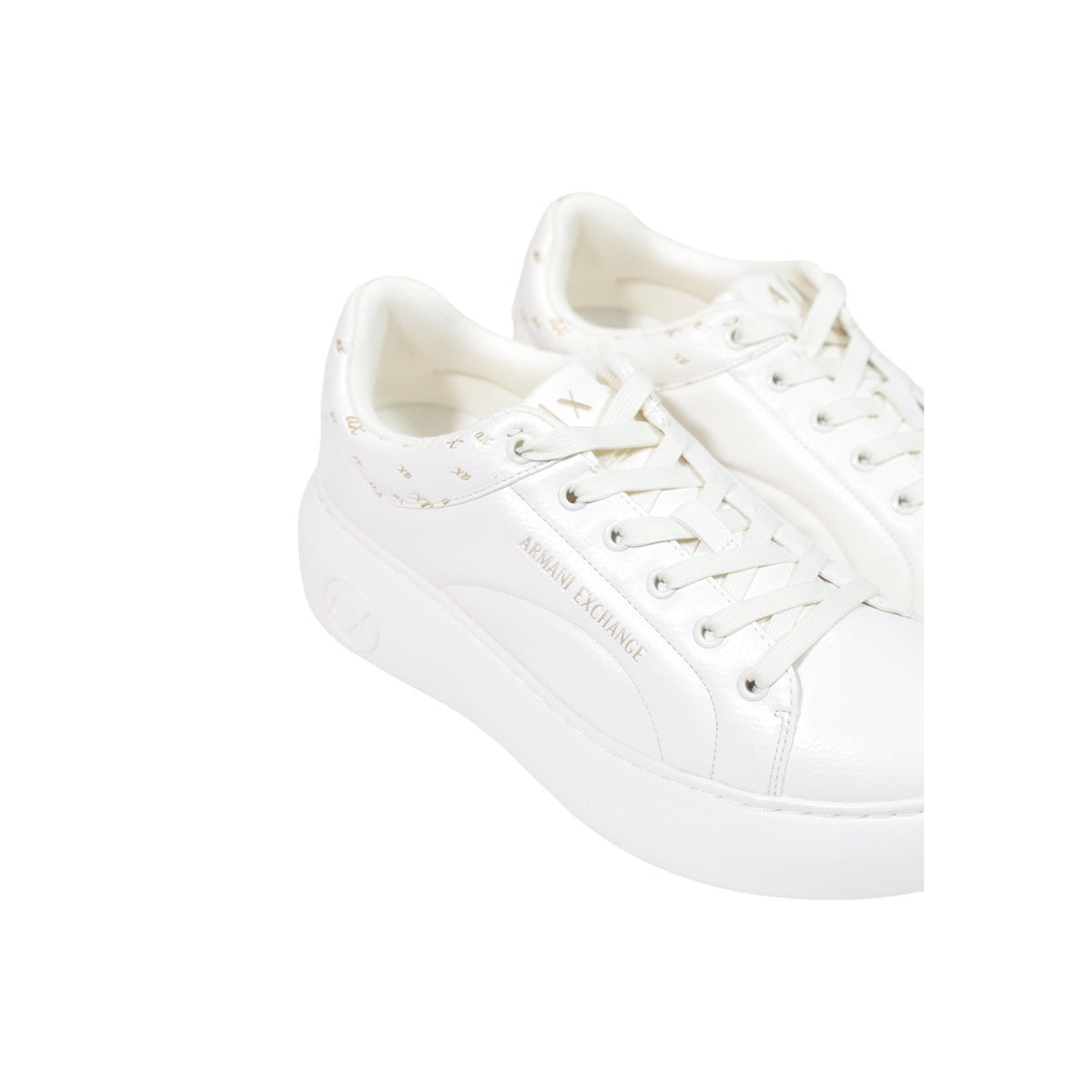 Armani Exchange — Weiße Damen-Sneaker — Ansicht 4