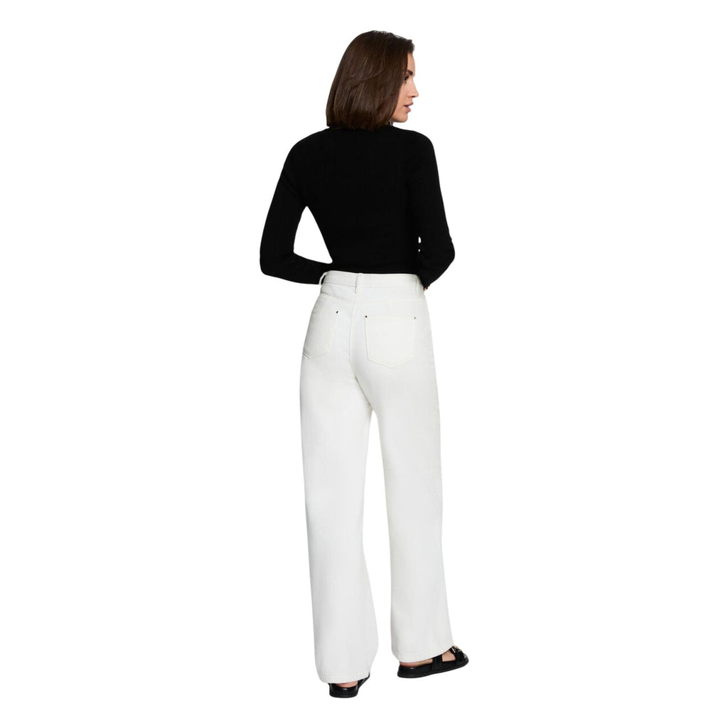 Morgan — Women’s black V-neck sweater — view 3